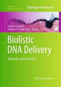 Biolistic DNA Delivery : Methods and Protocols (Methods in Molecular Biology)