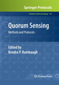 Quorum Sensing : Methods and Protocols (Methods in Molecular Biology)