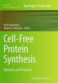 Cell-Free Protein Synthesis : Methods and Protocols (Methods in Molecular Biology)