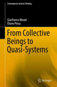 From Collective Beings to Quasi-Systems (Contemporary Systems Thinking)