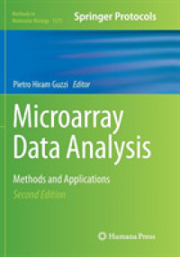 Microarray Data Analysis : Methods and Applications (Methods in Molecular Biology) （2ND）