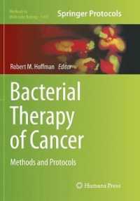 Bacterial Therapy of Cancer : Methods and Protocols (Methods in Molecular Biology)