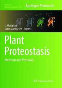 Plant Proteostasis : Methods and Protocols (Methods in Molecular Biology)
