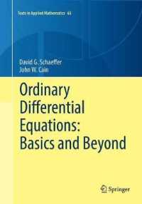 Ordinary Differential Equations: Basics and Beyond (Texts in Applied Mathematics)