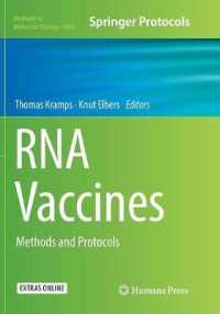 RNA Vaccines : Methods and Protocols (Methods in Molecular Biology)