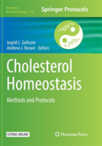 Cholesterol Homeostasis : Methods and Protocols (Methods in Molecular Biology)