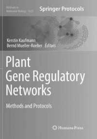 Plant Gene Regulatory Networks : Methods and Protocols (Methods in Molecular Biology)
