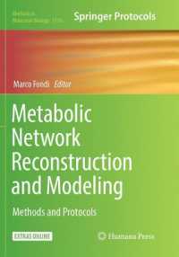 Metabolic Network Reconstruction and Modeling : Methods and Protocols (Methods in Molecular Biology)