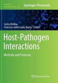 Host-Pathogen Interactions : Methods and Protocols (Methods in Molecular Biology)