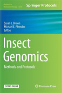 Insect Genomics : Methods and Protocols (Methods in Molecular Biology)