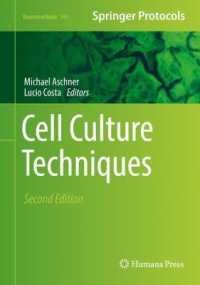 Cell Culture Techniques (Neuromethods) （2ND）