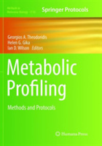 Metabolic Profiling : Methods and Protocols (Methods in Molecular Biology)
