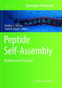 Peptide Self-Assembly : Methods and Protocols (Methods in Molecular Biology)