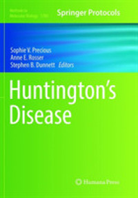 Huntington's Disease (Methods in Molecular Biology)