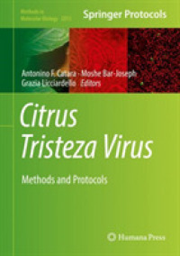 Citrus Tristeza Virus : Methods and Protocols (Methods in Molecular Biology)