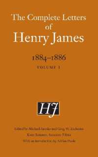 The Complete Letters of Henry James, 1884-1886 : Volume 1 (The Complete Letters of Henry James)