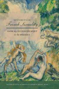 Histories of French Sexuality : From the Enlightenment to the Present