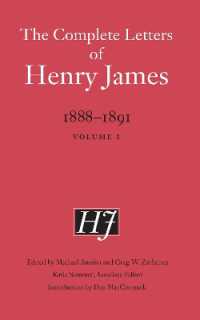 The Complete Letters of Henry James, 1888-1891 : Volume 1 (The Complete Letters of Henry James)