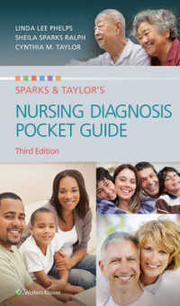 スパークス＆テイラー看護診断ポケットガイド（第３版）<br>Sparks & Taylor's Nursing Diagnosis Pocket Guide （3 PAP/PSC）