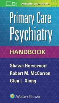 Primary Care Psychiatry Handbook （Spiral）
