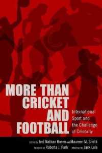 More than Cricket and Football : International Sport and the Challenge of Celebrity