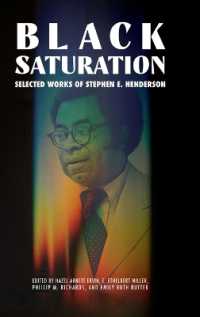 Black Saturation : Selected Works of Stephen E. Henderson (Margaret Walker Alexander Series in African American Studies)
