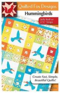 Hummingbirds Quilt Pattern : Great Quilt with 'jelly Roll' 2 1/2' Strips or Scraps (54'x72')