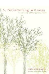 A Persevering Witness : The Poetry of Margaret Avison