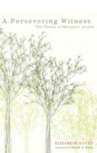 A Persevering Witness : The Poetry of Margaret Avison