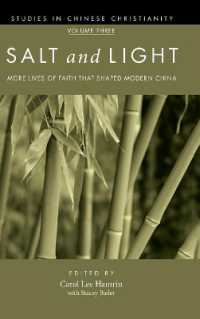 Salt and Light, Volume 3 : More Lives of Faith That Shaped Modern China (Studies in Chinese Christianity)