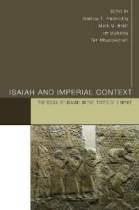 Isaiah and Imperial Context : The Book of Isaiah in the Times of Empire