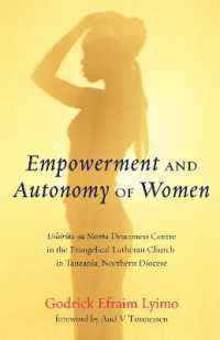 Empowerment and Autonomy of Women : Ushirika Wa Neema Deaconess Centre in the Evangelical Lutheran Church in Tanzania, Northern Diocese