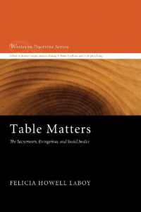 Table Matters (Wesleyan Doctrine)