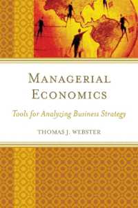 経営経済学：事業戦略の分析ツール<br>Managerial Economics : Tools for Analyzing Business Strategy