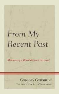 From My Recent Past : Memoirs of a Revolutionary Terrorist