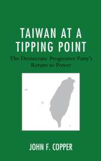 Taiwan at a Tipping Point : The Democratic Progressive Party's Return to Power
