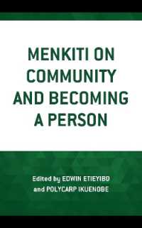 Menkiti on Community and Becoming a Person (African Philosophy: Critical Perspectives and Global Dialogue)