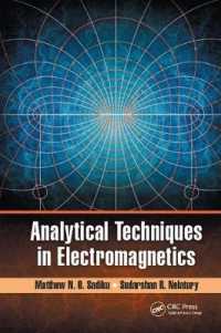 電磁気学の分析的手法（テキスト）<br>Analytical Techniques in Electromagnetics