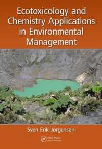Ecotoxicology and Chemistry Applications in Environmental Management (Applied Ecology and Environmental Management)