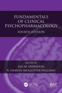 臨床精神薬理学の基礎（第４版）<br>Fundamentals of Clinical Psychopharmacology （4TH）