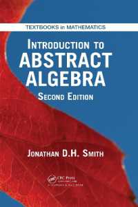 抽象代数学入門（第２版）<br>Introduction to Abstract Algebra (Textbooks in Mathematics) （2ND）