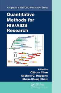 Quantitative Methods for HIV/AIDS Research (Chapman & Hall/crc Biostatistics Series)