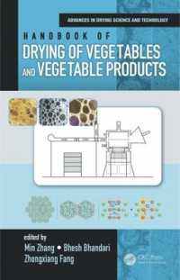 Handbook of Drying of Vegetables and Vegetable Products (Advances in Drying Science and Technology)