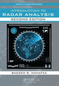 レーダー解析入門（第２版）<br>Introduction to Radar Analysis (Advances in Applied Mathematics) （2ND）