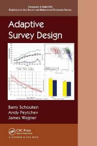 Adaptive Survey Design (Chapman & Hall/crc Statistics in the Social and Behavioral Sciences)