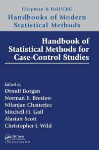 Handbook of Statistical Methods for Case-Control Studies (Chapman & Hall/crc Handbooks of Modern Statistical Methods)