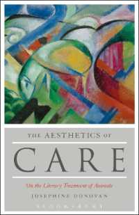 Ｊ．ドノヴァン著／ケアの美学：動物の文学表象<br>The Aesthetics of Care : On the Literary Treatment of Animals