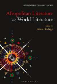 Afropolitan Literature as World Literature (Literatures as World Literature)