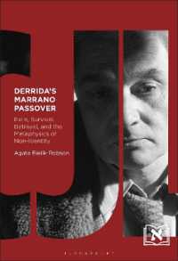 Derrida's Marrano Passover : Exile, Survival, Betrayal, and the Metaphysics of Non-Identity (Comparative Jewish Literatures)