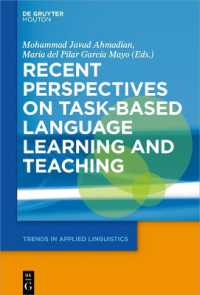 Recent Perspectives on Task-Based Language Learning and Teaching (Trends in Applied Linguistics [tal])